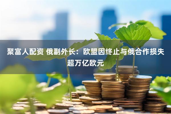聚富人配资 俄副外长：欧盟因终止与俄合作损失超万亿欧元